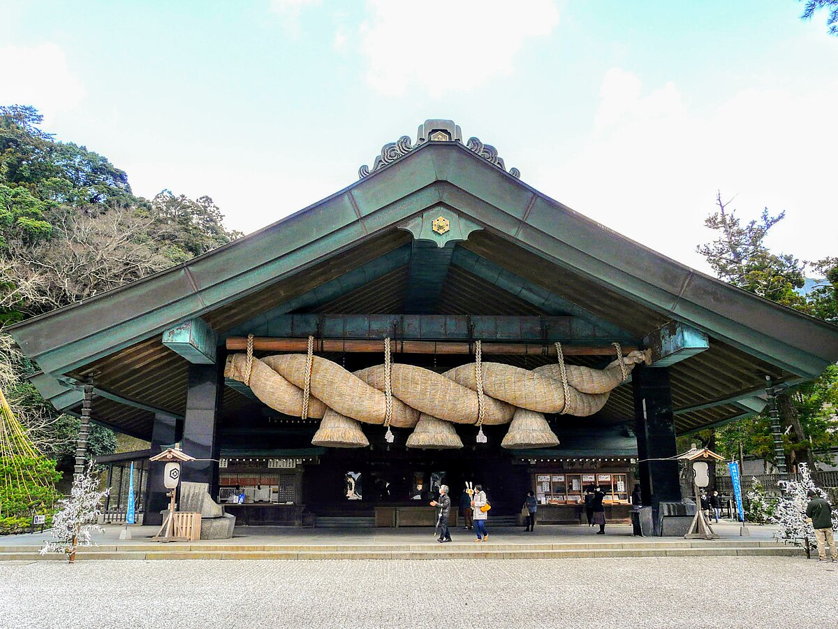 出雲大社 神楽殿 大しめ縄